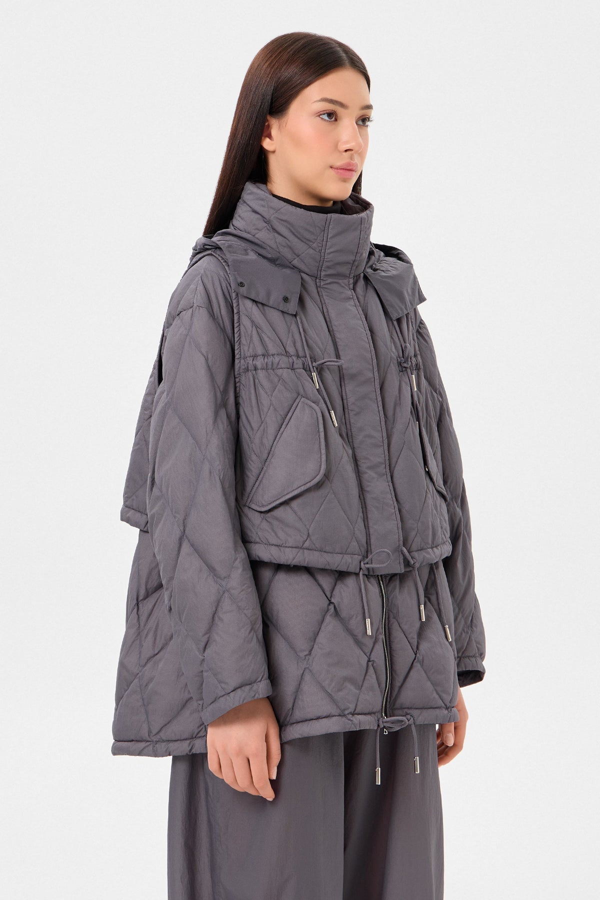 EMBER COAT KETCHUP GREY - IENKI IENKI