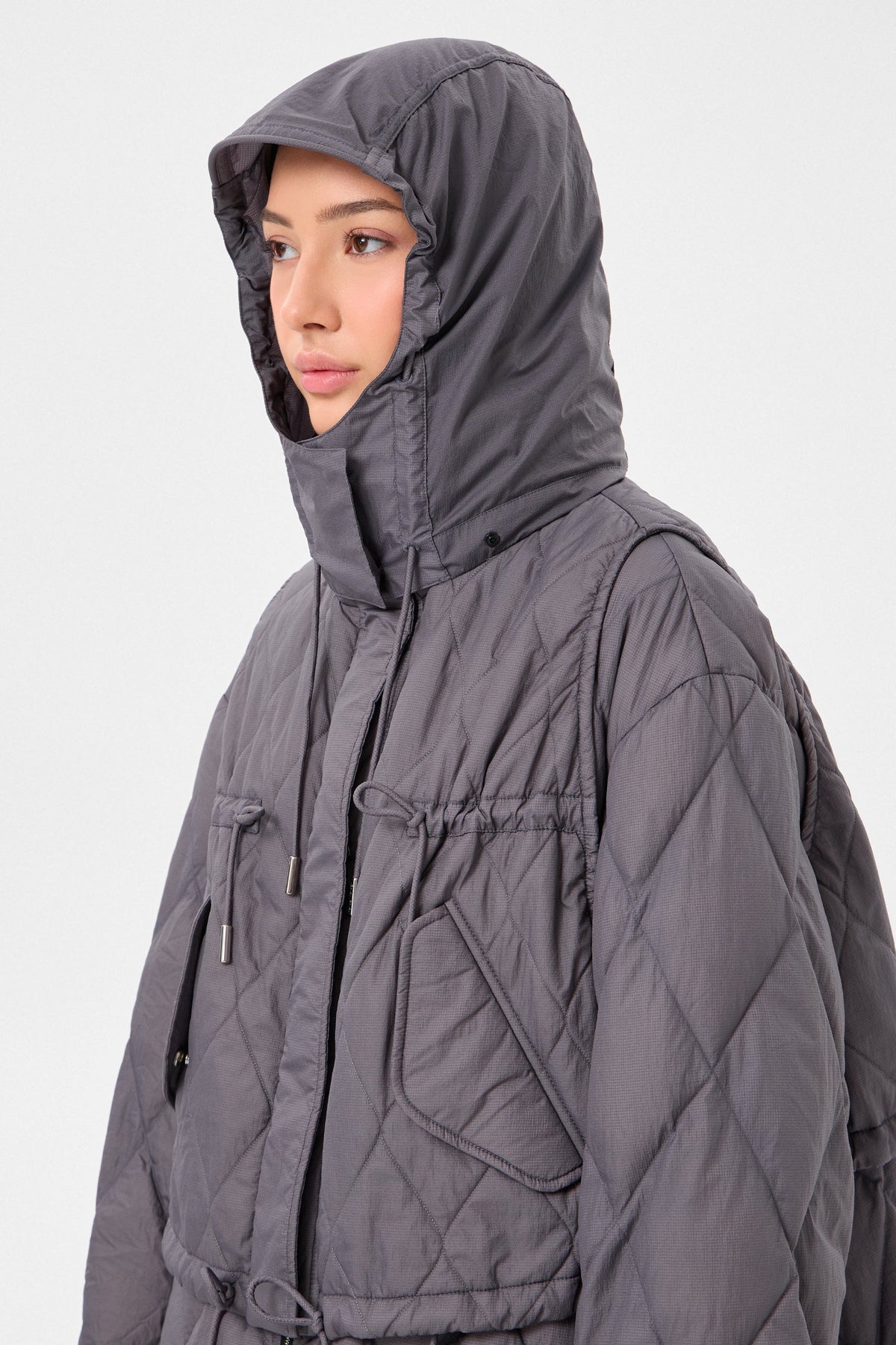 EMBER COAT KETCHUP GREY - IENKI IENKI