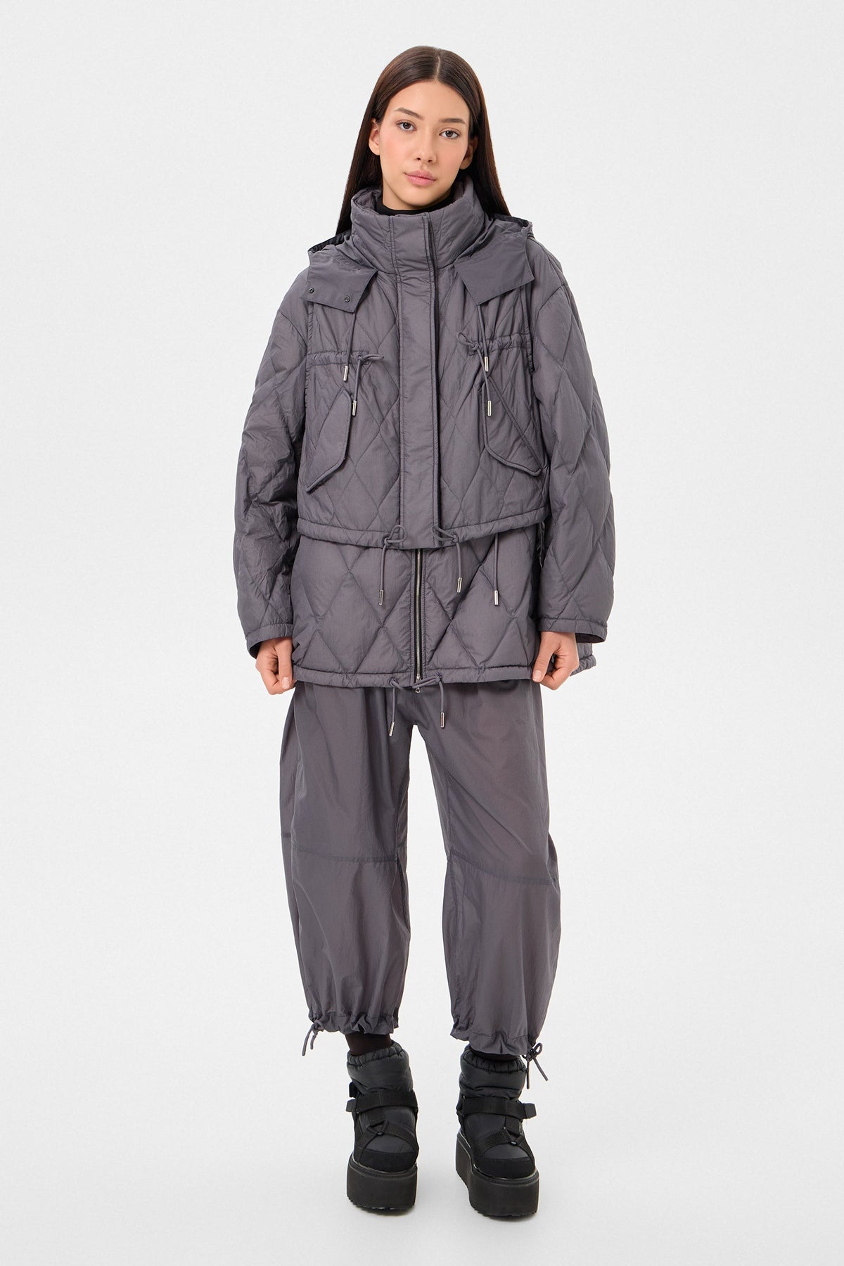 EMBER COAT KETCHUP GREY - IENKI IENKI