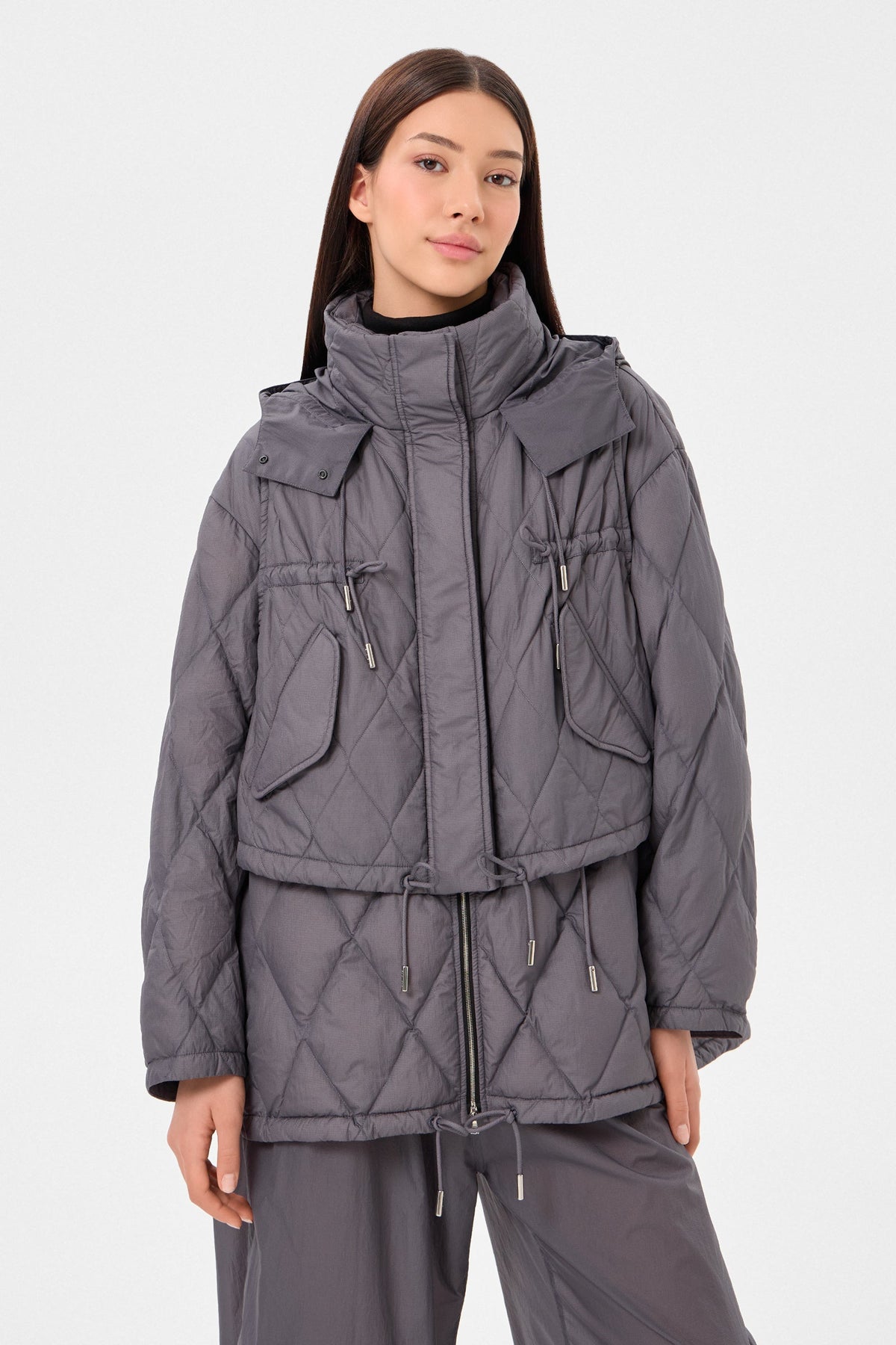 EMBER COAT KETCHUP GREY - IENKI IENKI