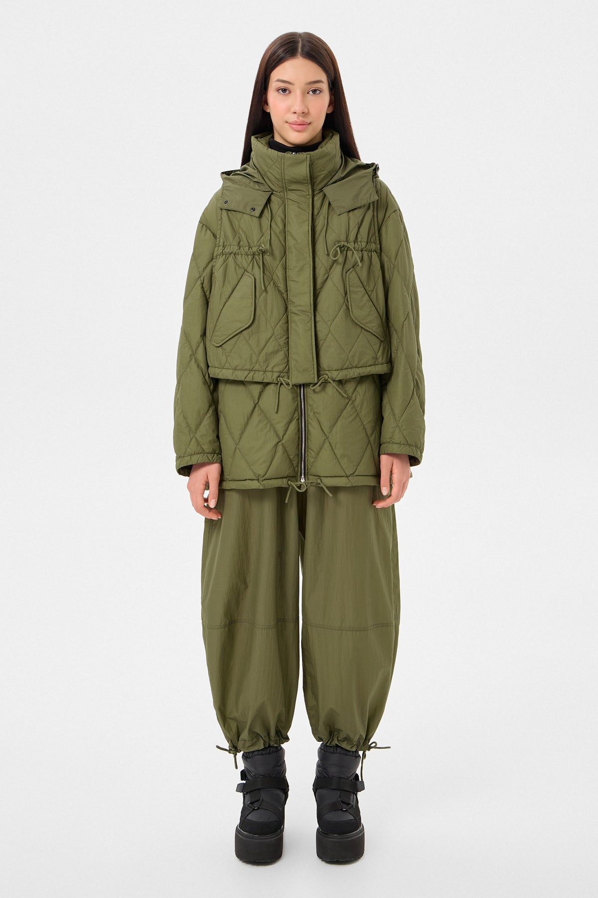 EMBER COAT KETCHUP KHAKI - IENKI IENKI