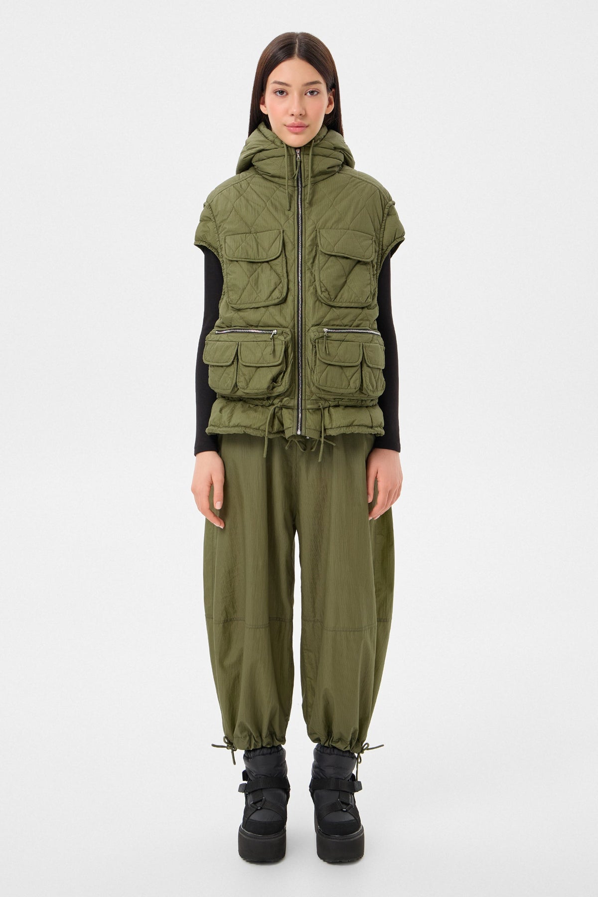 EMBER VEST KETCHUP KHAKI - IENKI IENKI