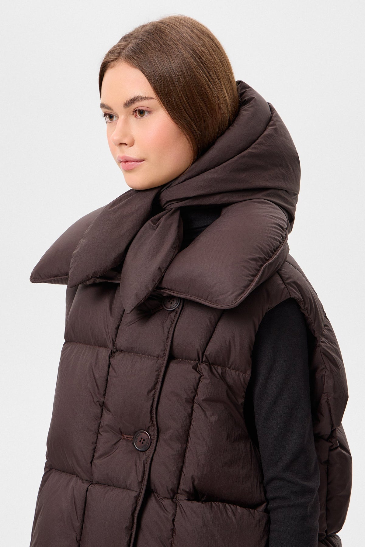 HUSTKA HOOD MICRO BROWN - IENKI IENKI