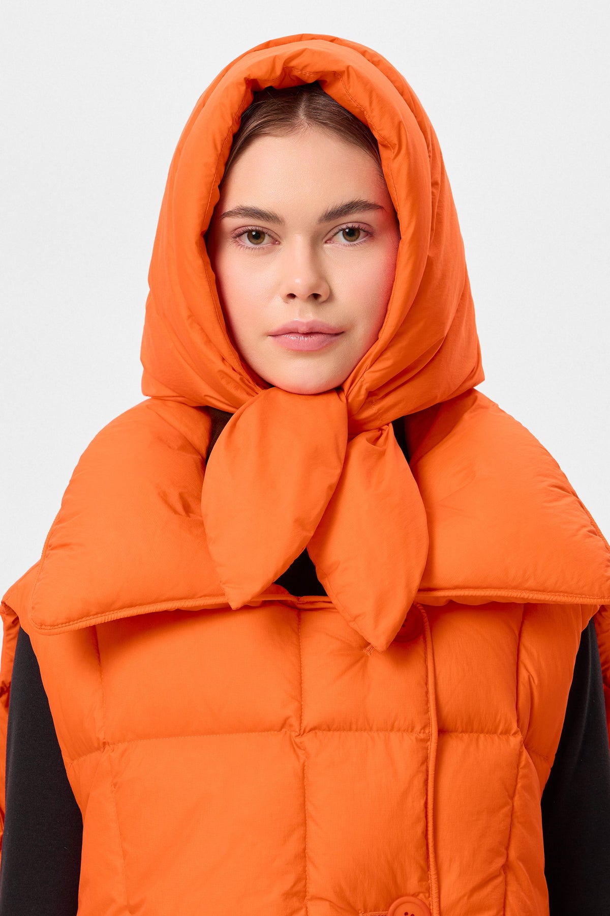 HUSTKA HOOD MICRO ORANGE - IENKI IENKI