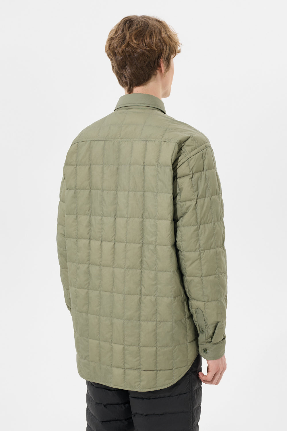 Kalik Shirt Man Micro Olive Green