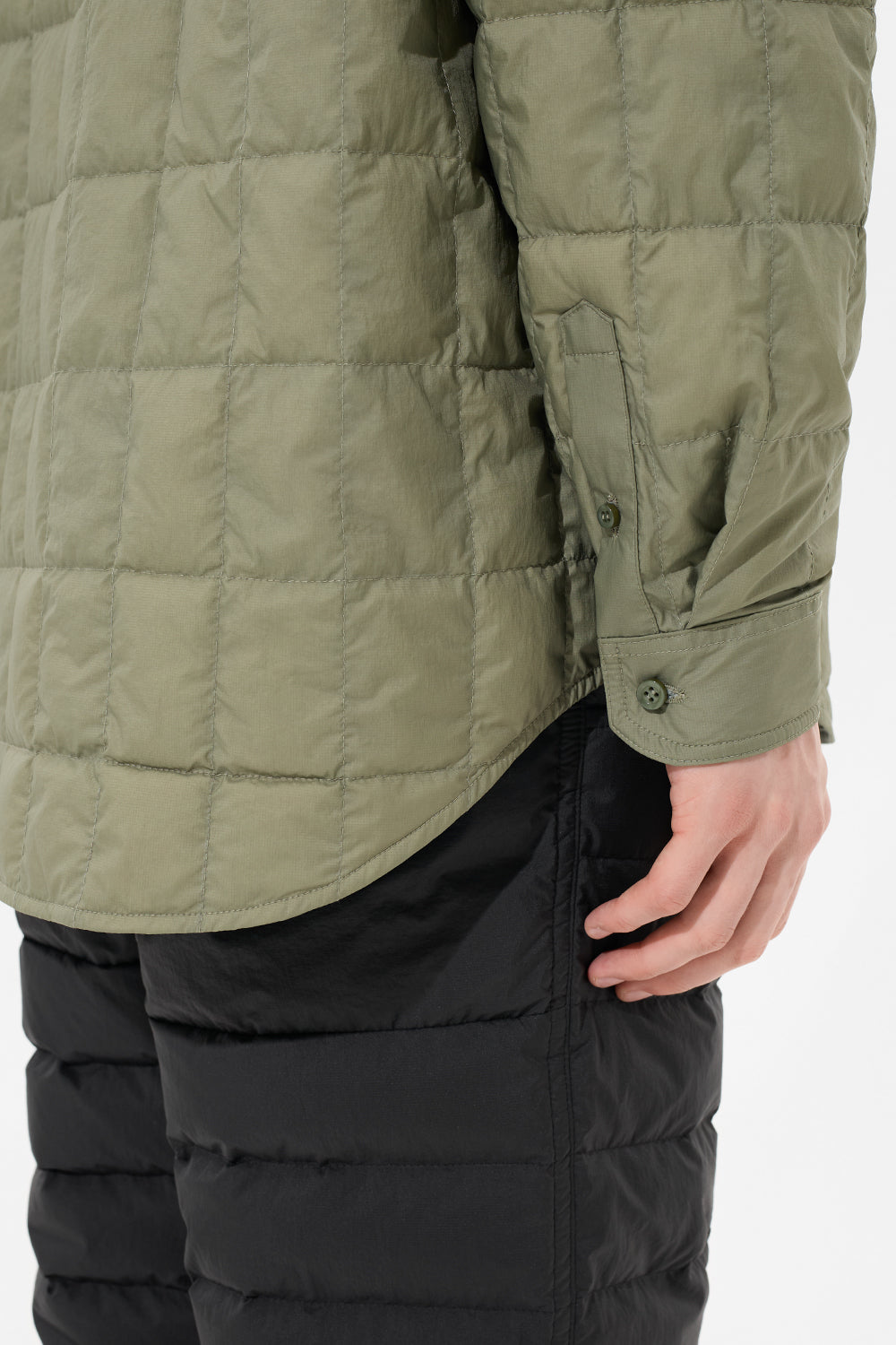 Kalik Shirt Man Micro Olive Green