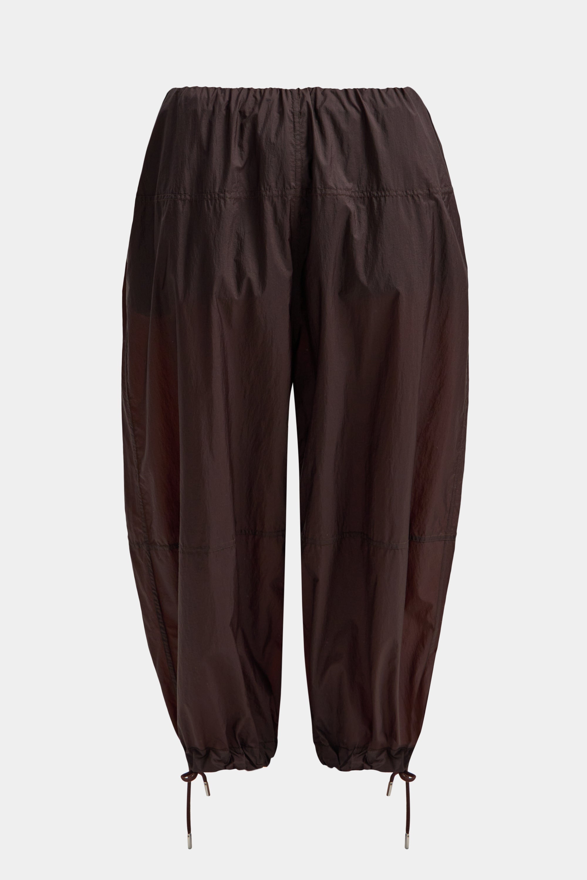 LIGHT BALLON PANTS MICRO BROWN - IENKI IENKI