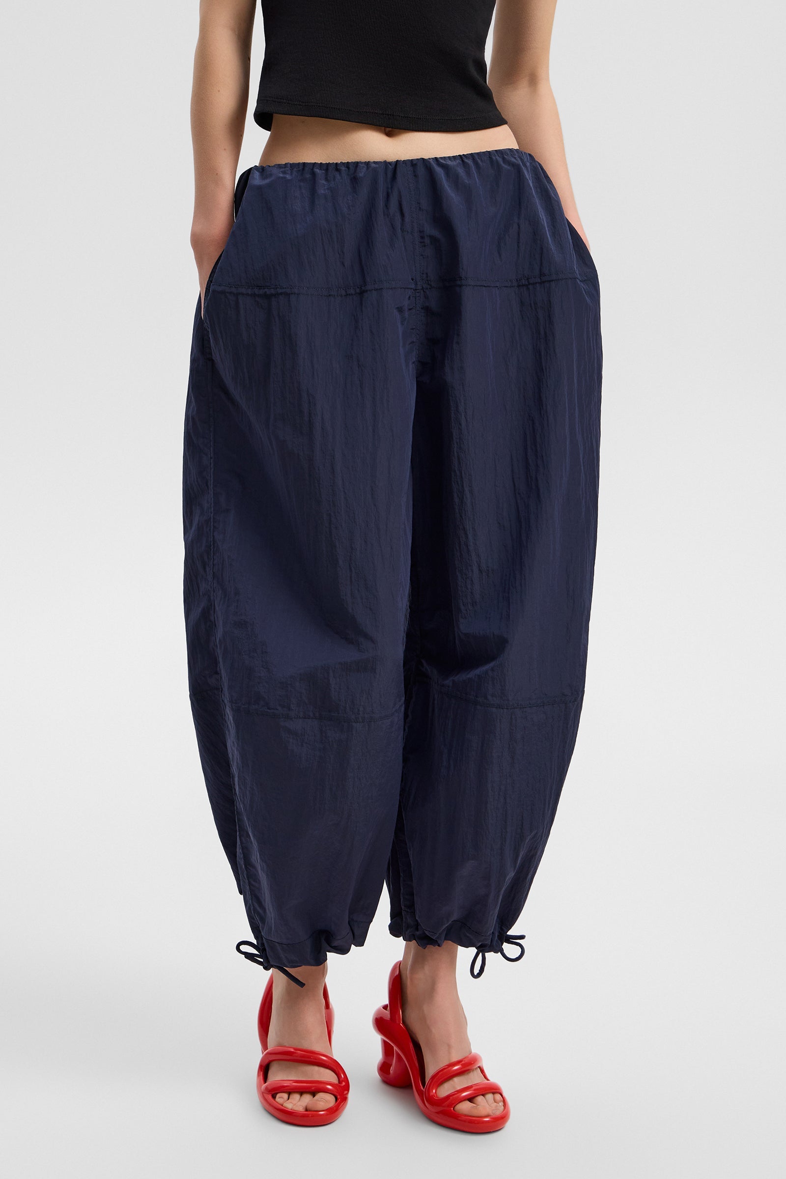 LIGHT BALLON PANTS MIRA NAVY - IENKI IENKI