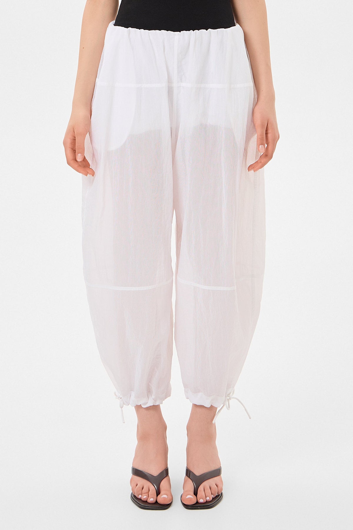 Light Balloon Pants Gaby White - IENKI IENKI