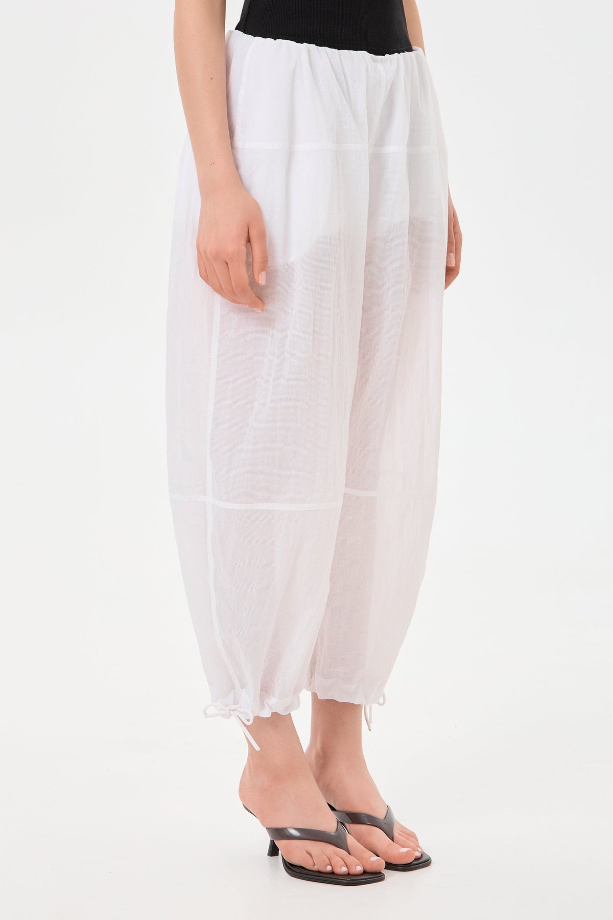 Light Balloon Pants Gaby White - IENKI IENKI