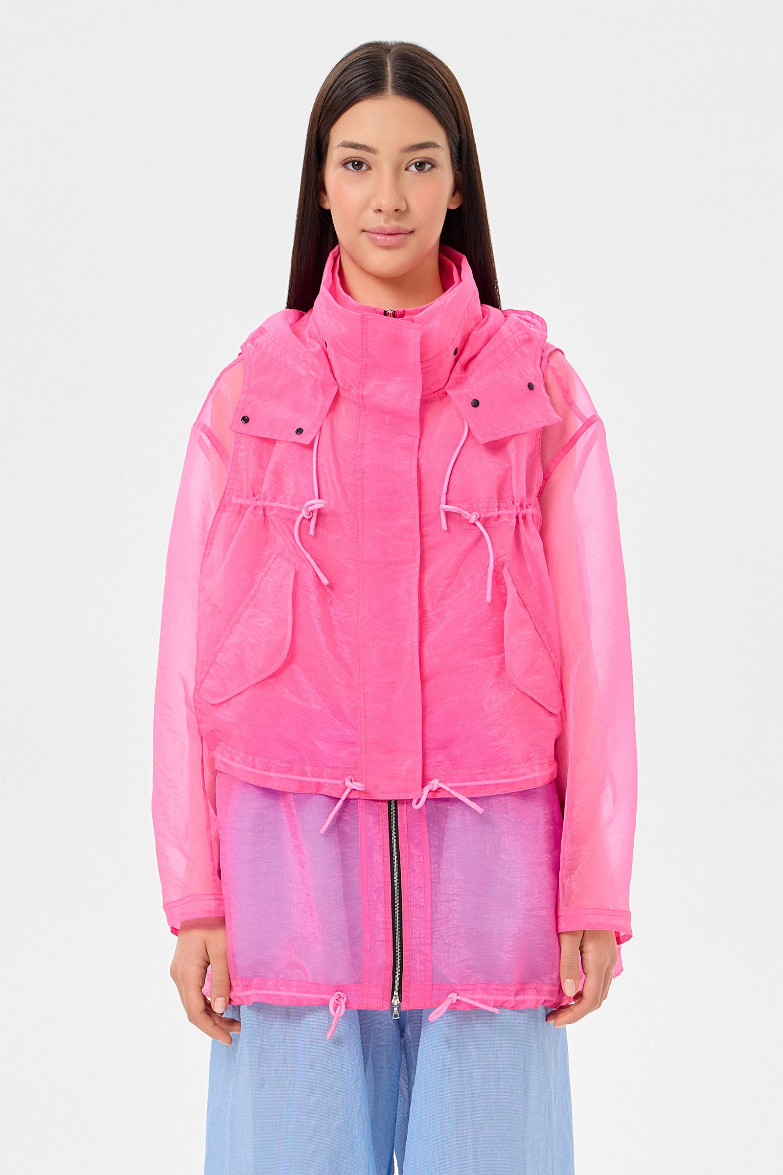 Light Ember Coat Neon Pink - IENKI IENKI