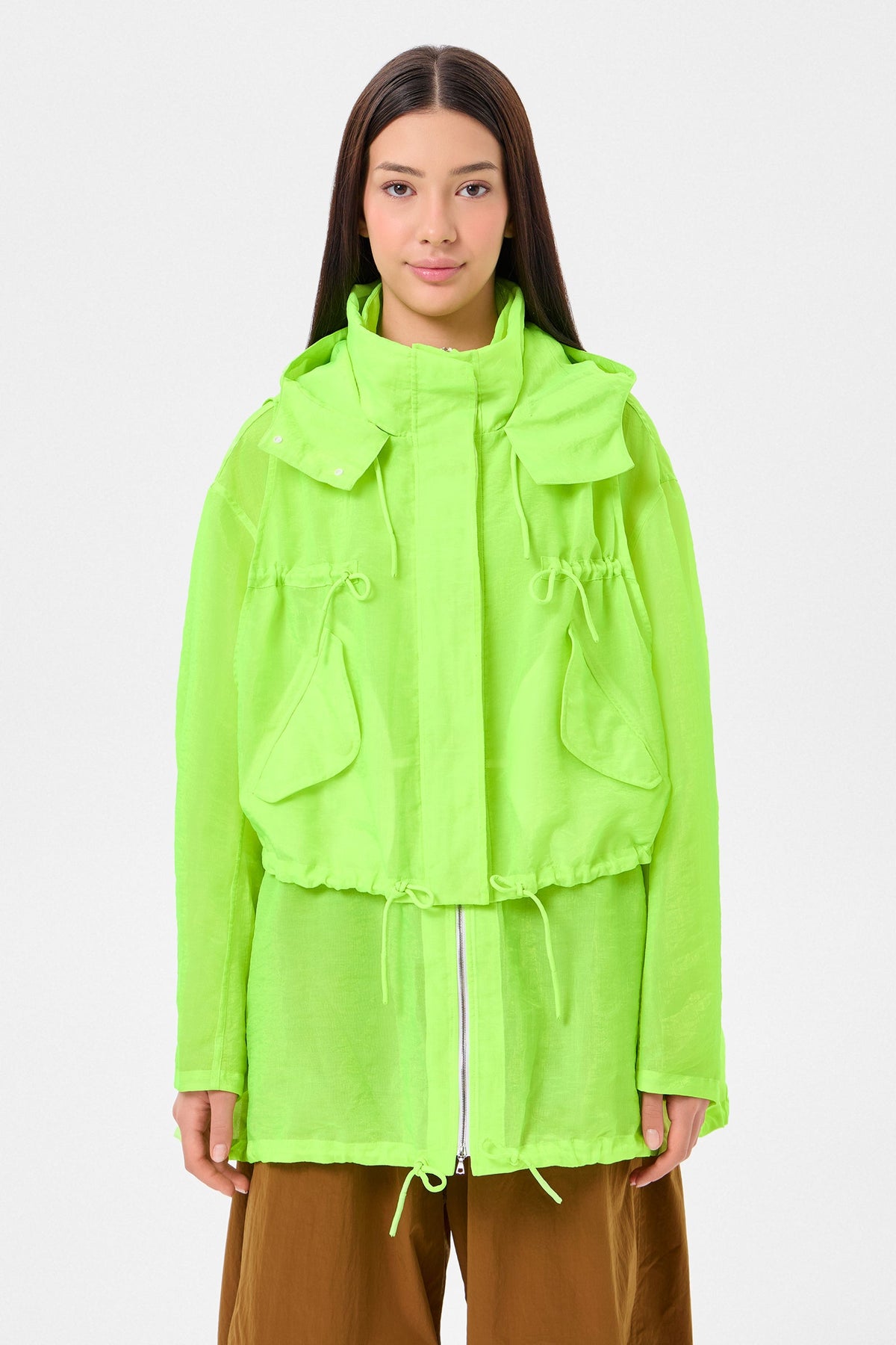 Light Ember Coat Neon Yellow - IENKI IENKI