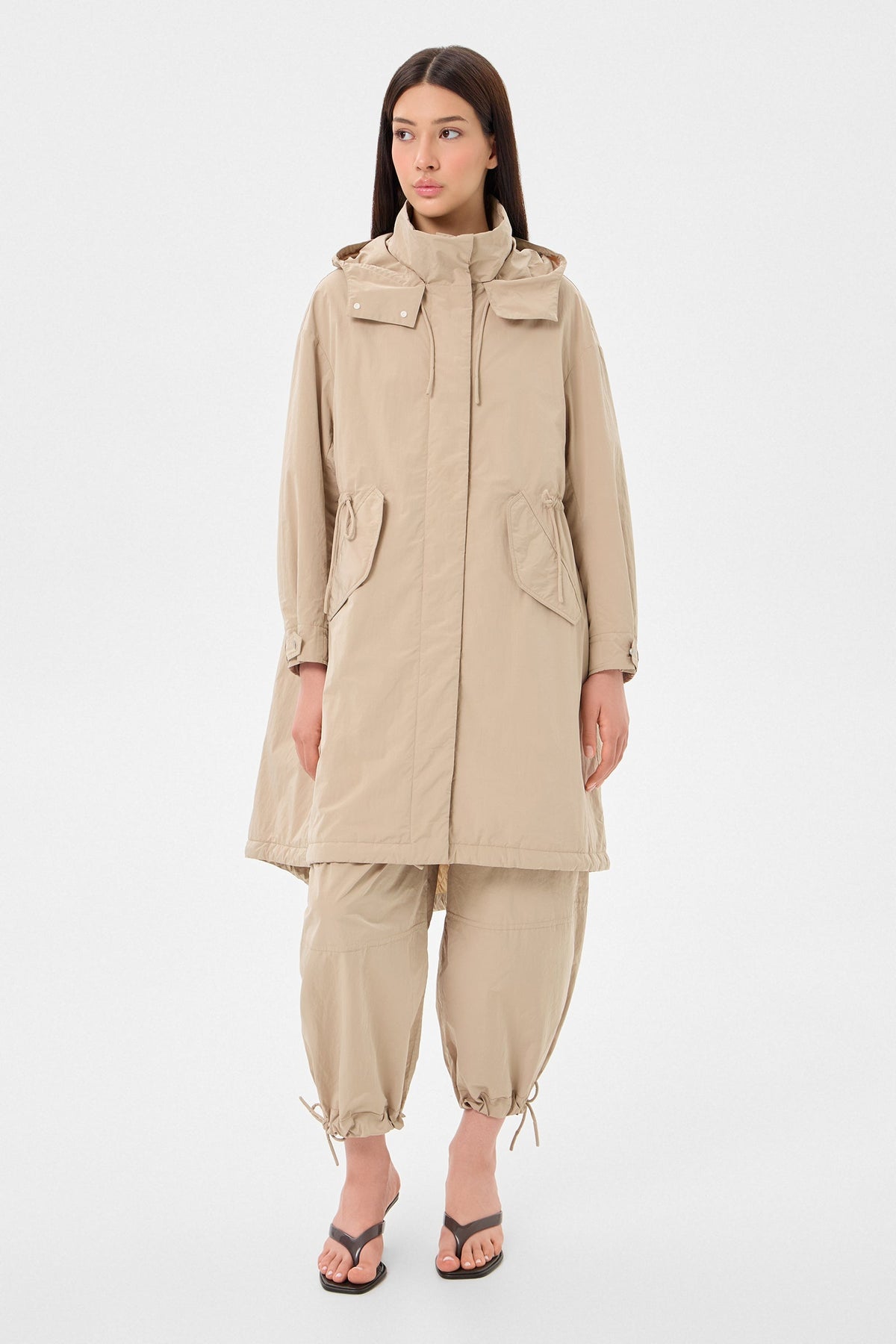 Marshal Parka Scooter Beige - IENKI IENKI