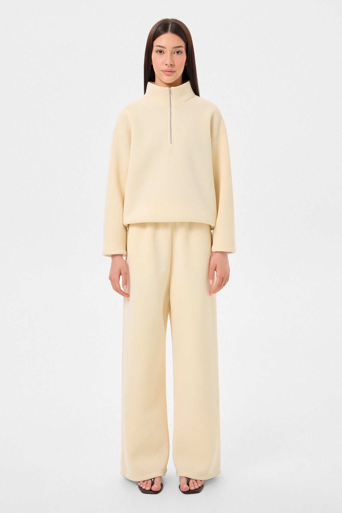 Rocky Half Zip Foam Beige - IENKI IENKI