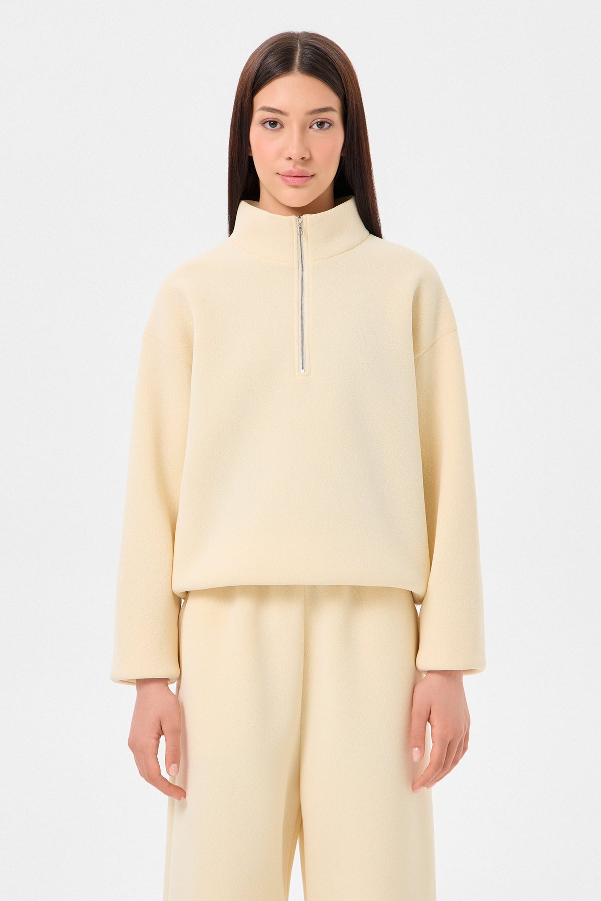 Rocky Half Zip Foam Beige - IENKI IENKI