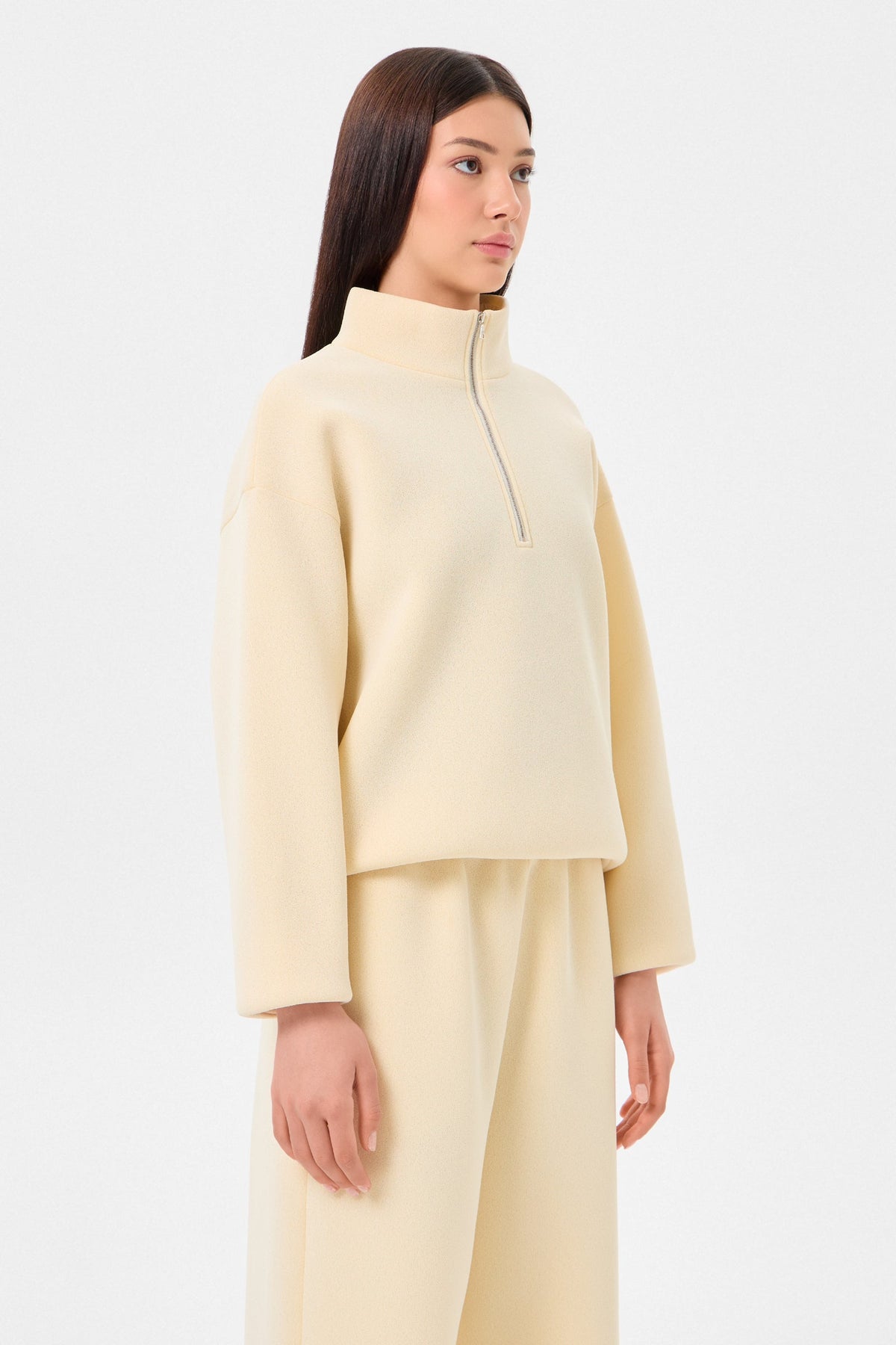 Rocky Half Zip Foam Beige - IENKI IENKI