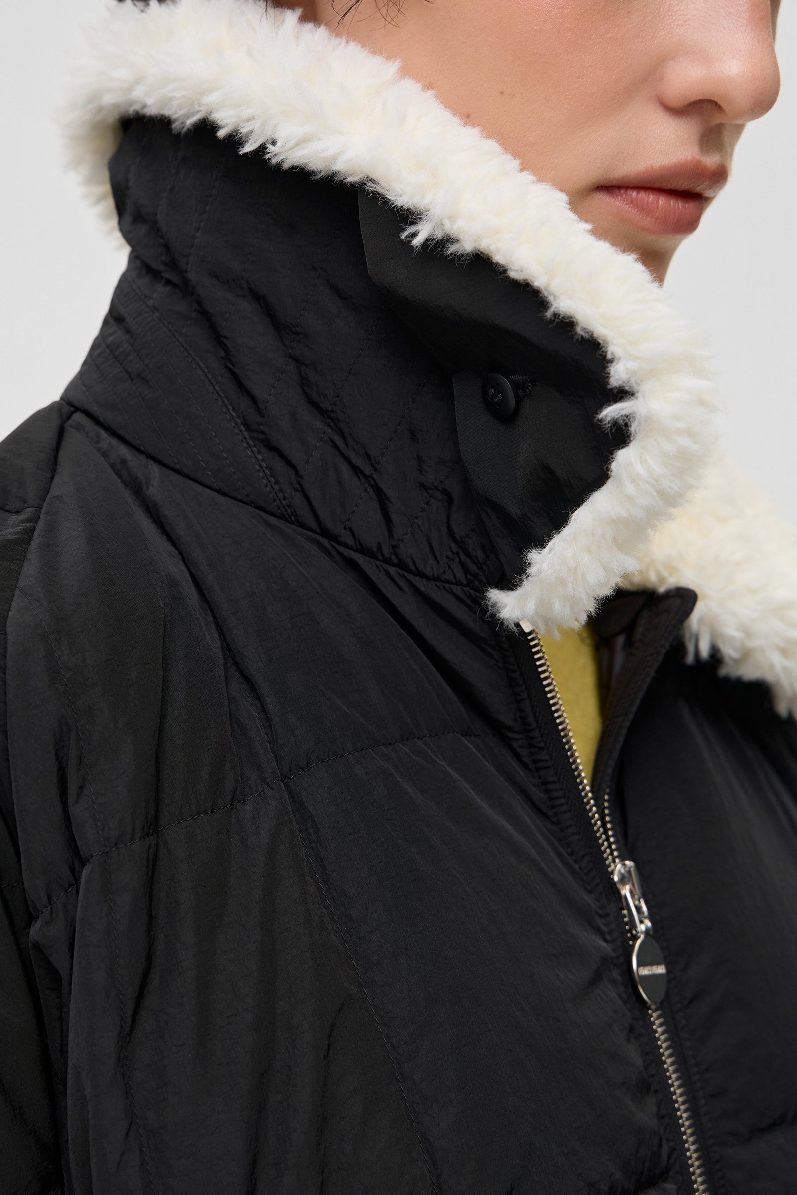 SHEARLING PYRAMIDE ENNIO BLACK - IENKI IENKI