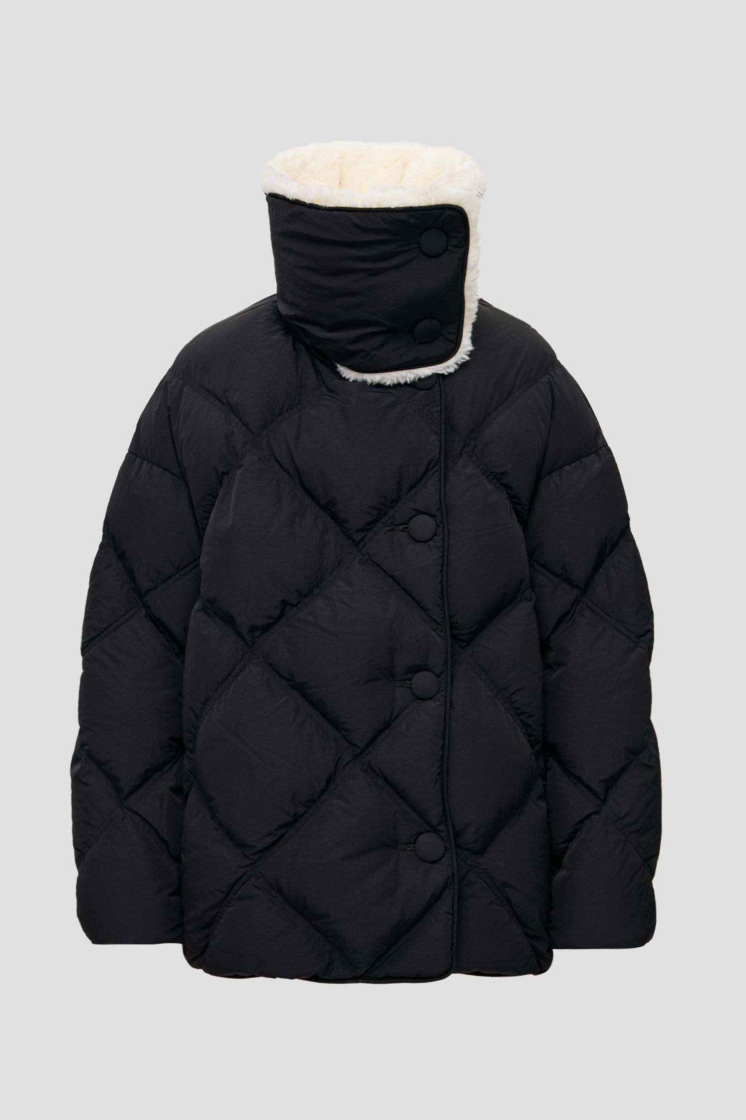 SHEARLING QUEEN ENNIO BLACK - IENKI IENKI