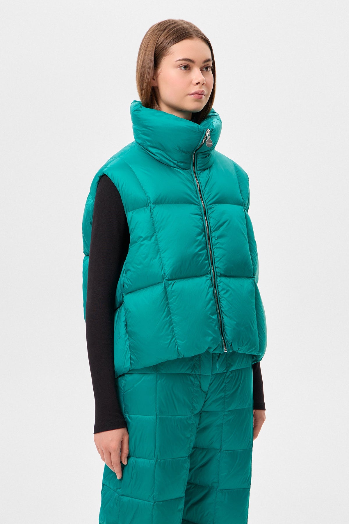 ZIP VEST LEON GREEN - IENKI IENKI