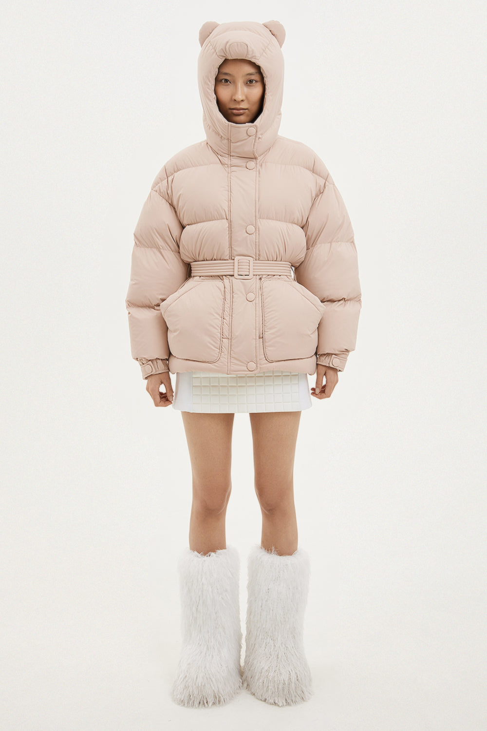 Buy bear michlin jacket soft pale pink 