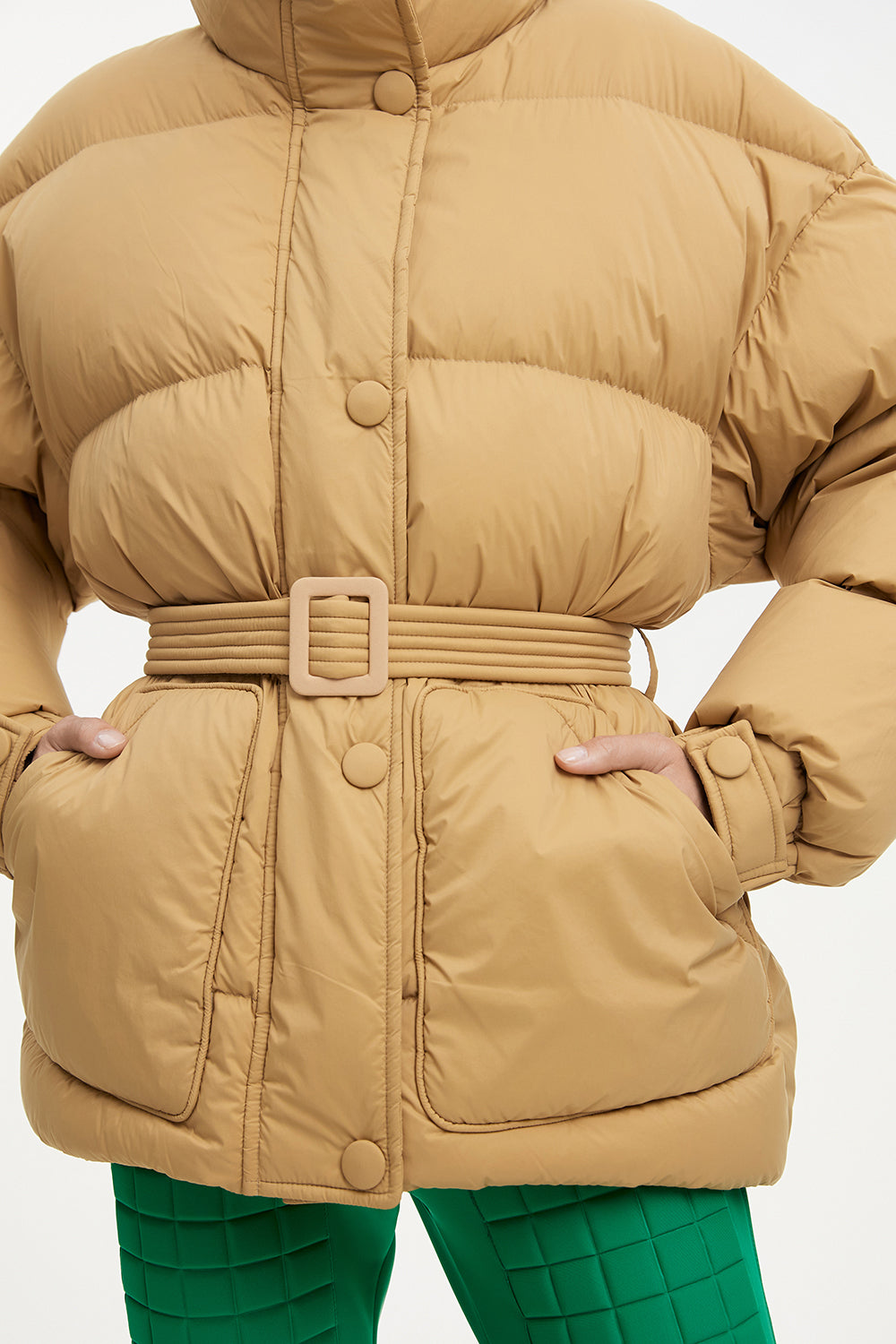 Cute soft yellow jacket with teddy polar bear ears on hood