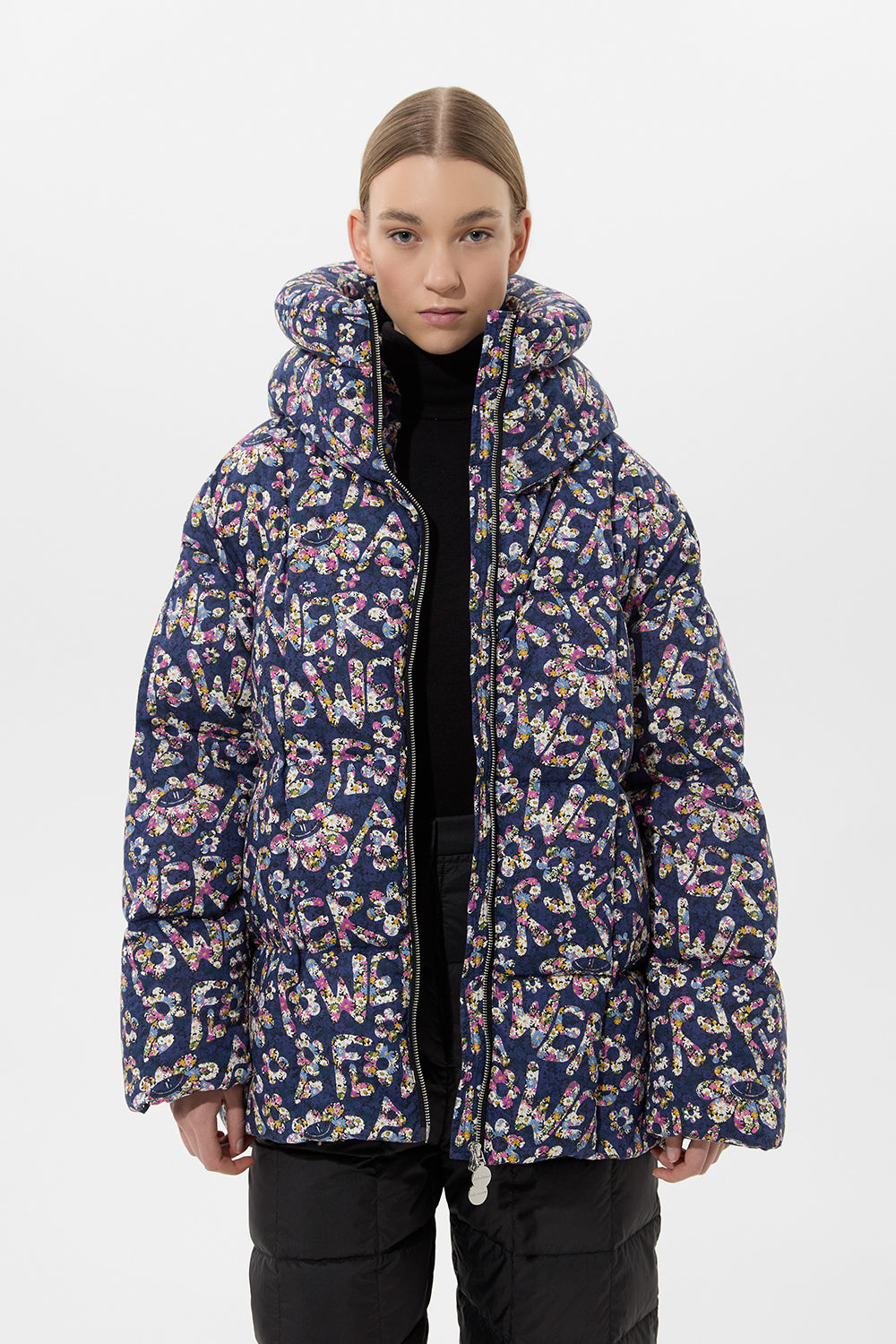 Wendy Jacket Flower Navy