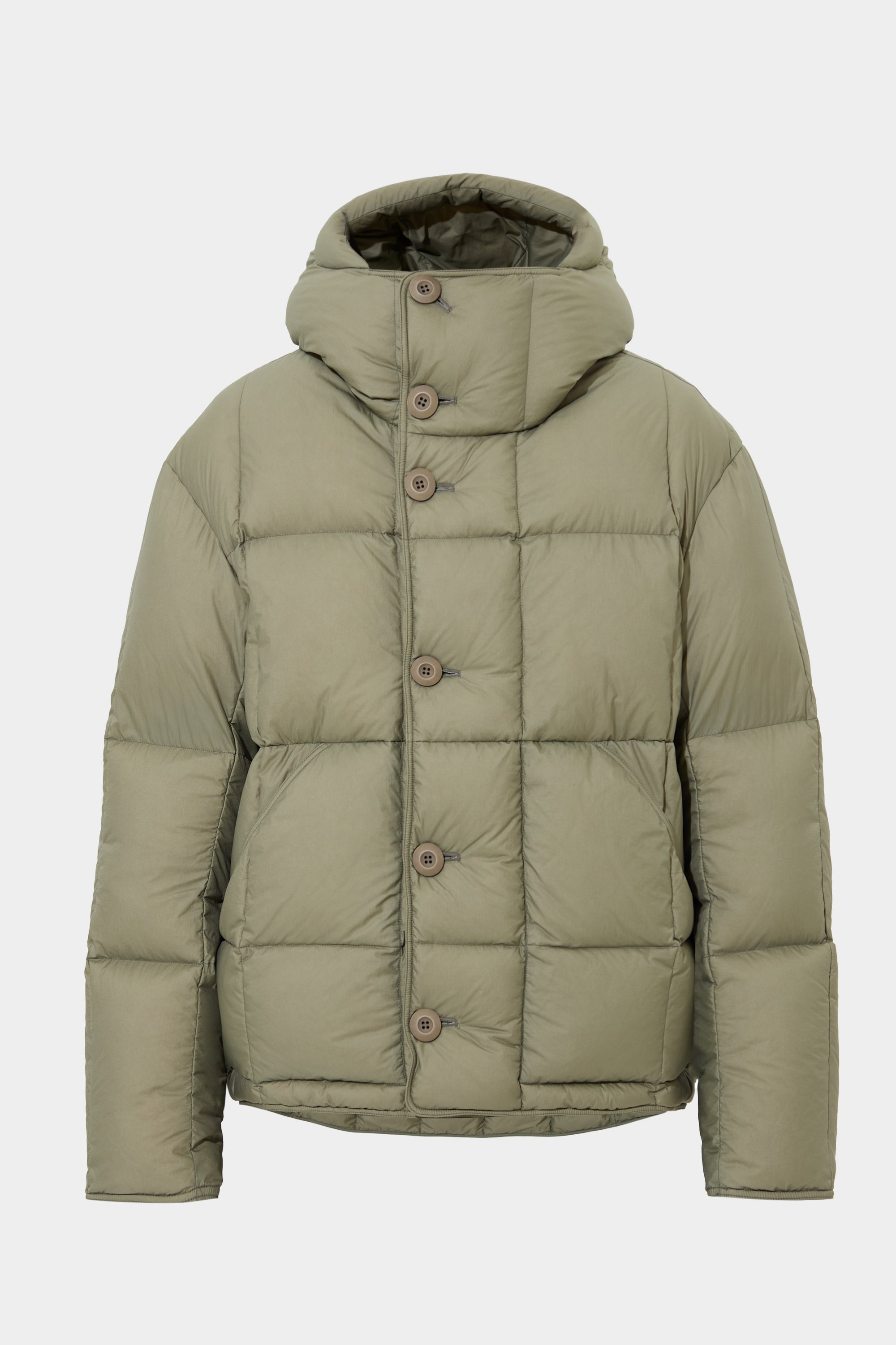 Carter Jacket Man Micro Olive Green