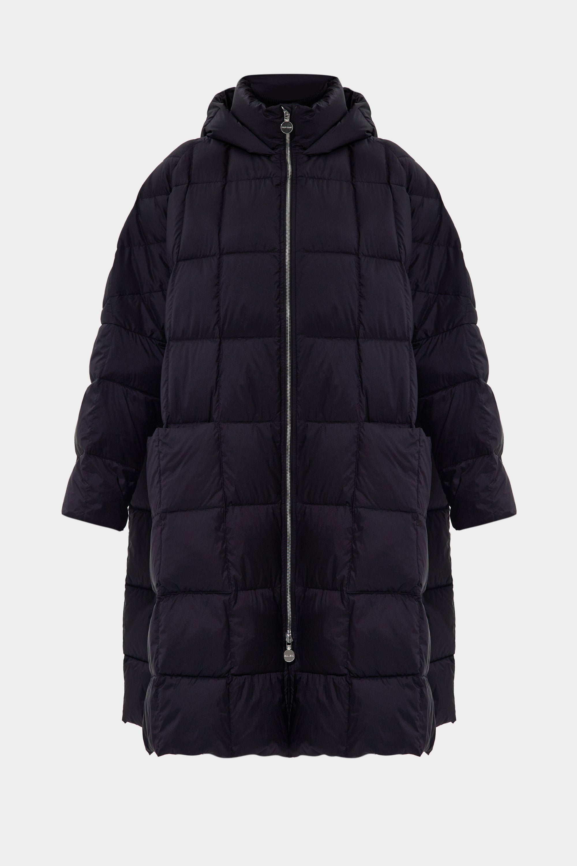 Black pyramid bubble coat on sale