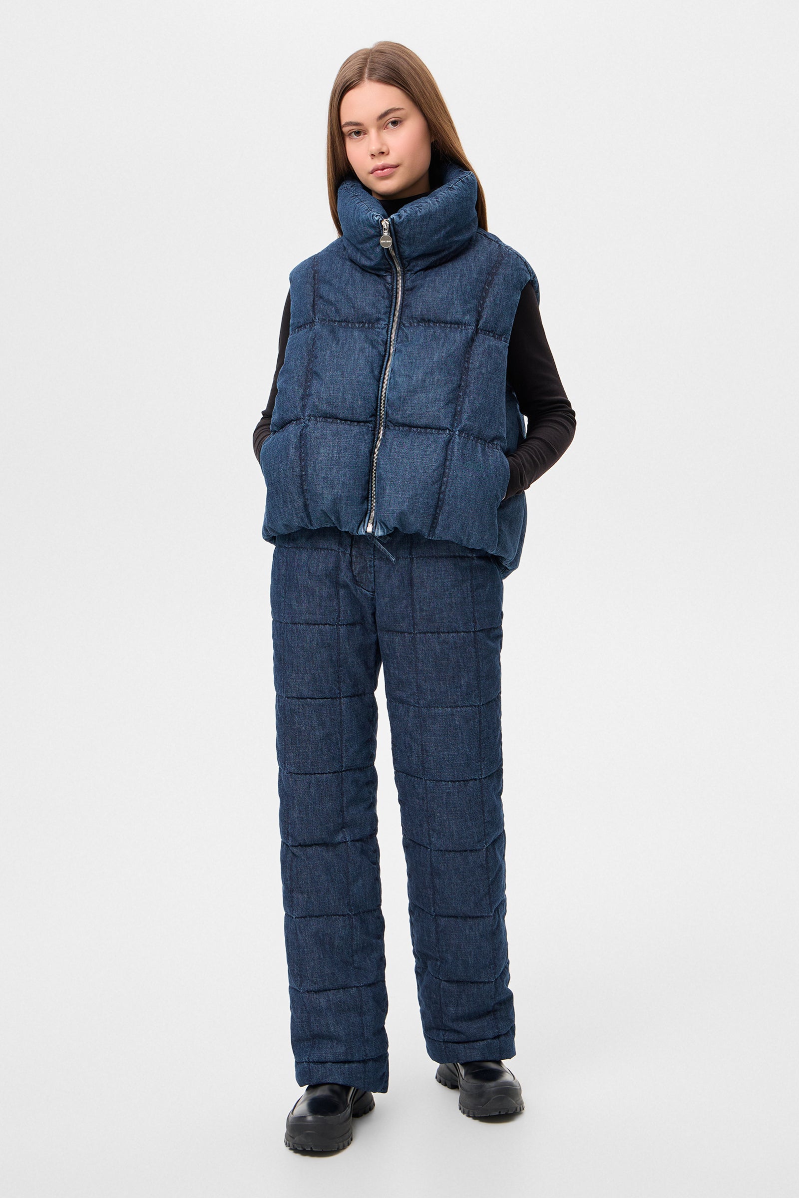 IENKI IENKI｜VESTS (ZIP VEST-ENNIO BEIGE) ZIP VEST ENNIO BEIGE