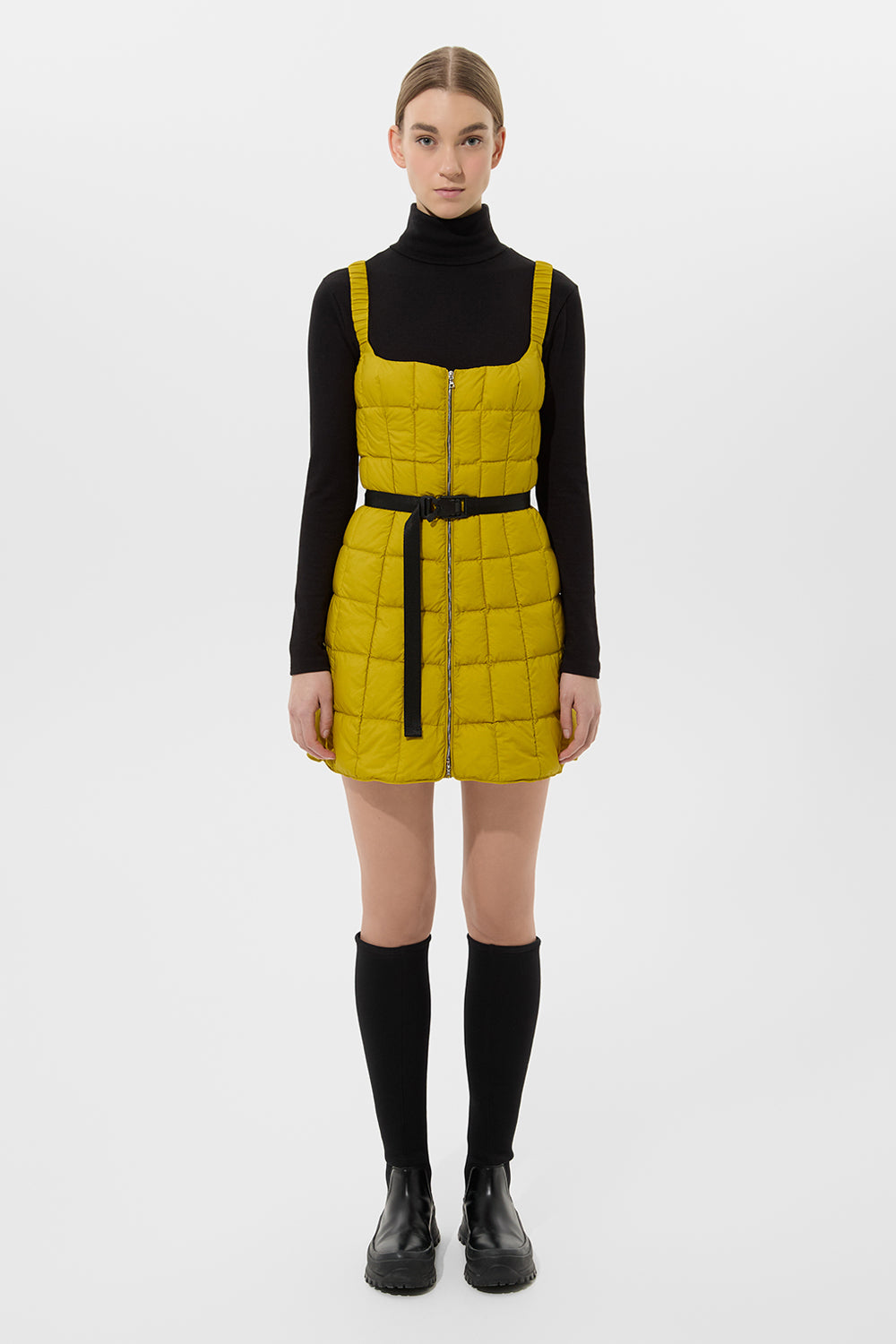 Mini Dress Micro Mustard