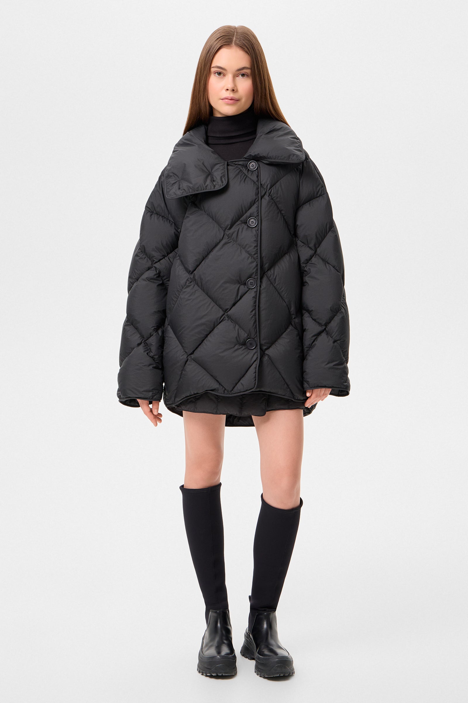 Cozy Queen Jacket Micro Black