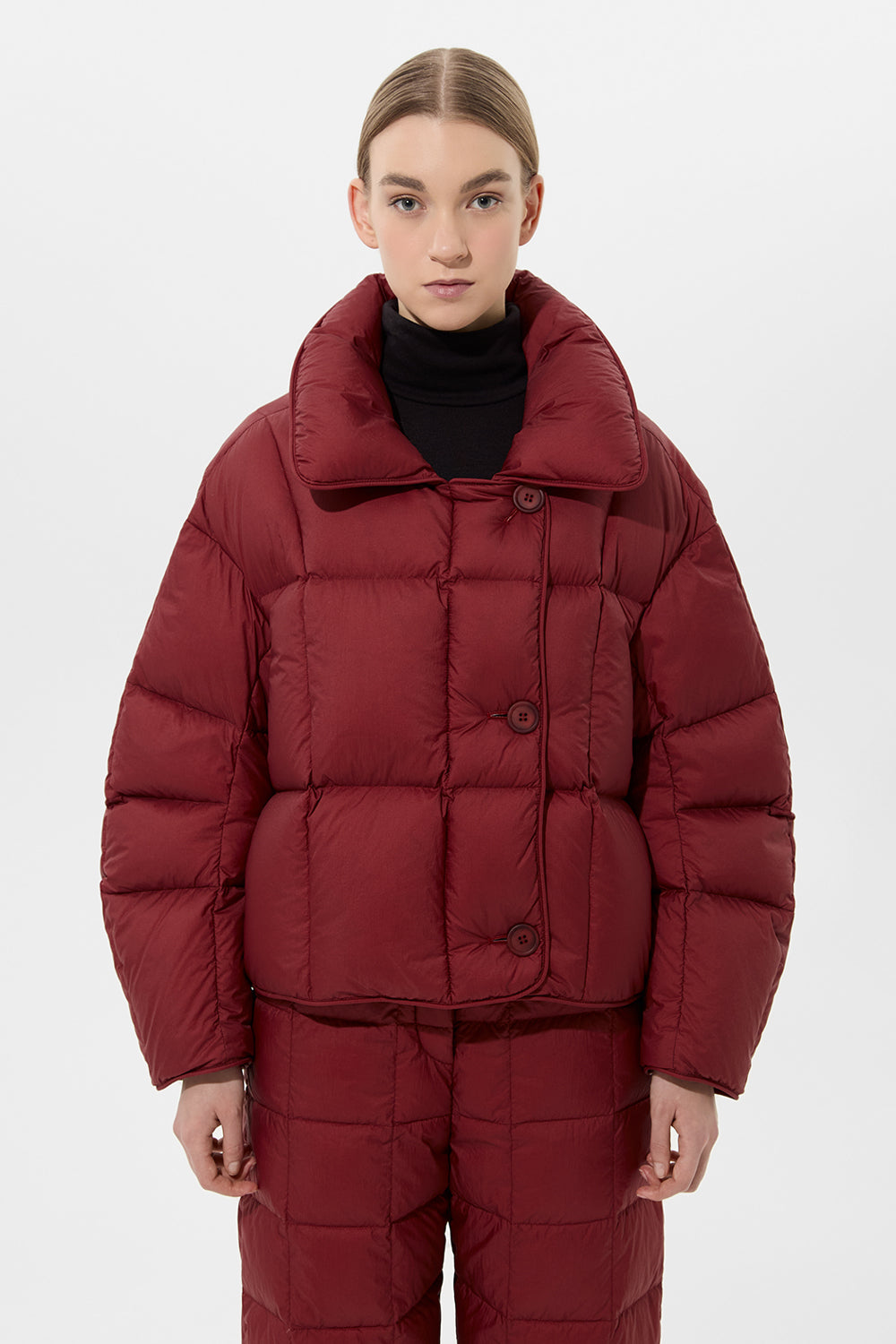 Cozy Cloud Jacket Micro Burgundy