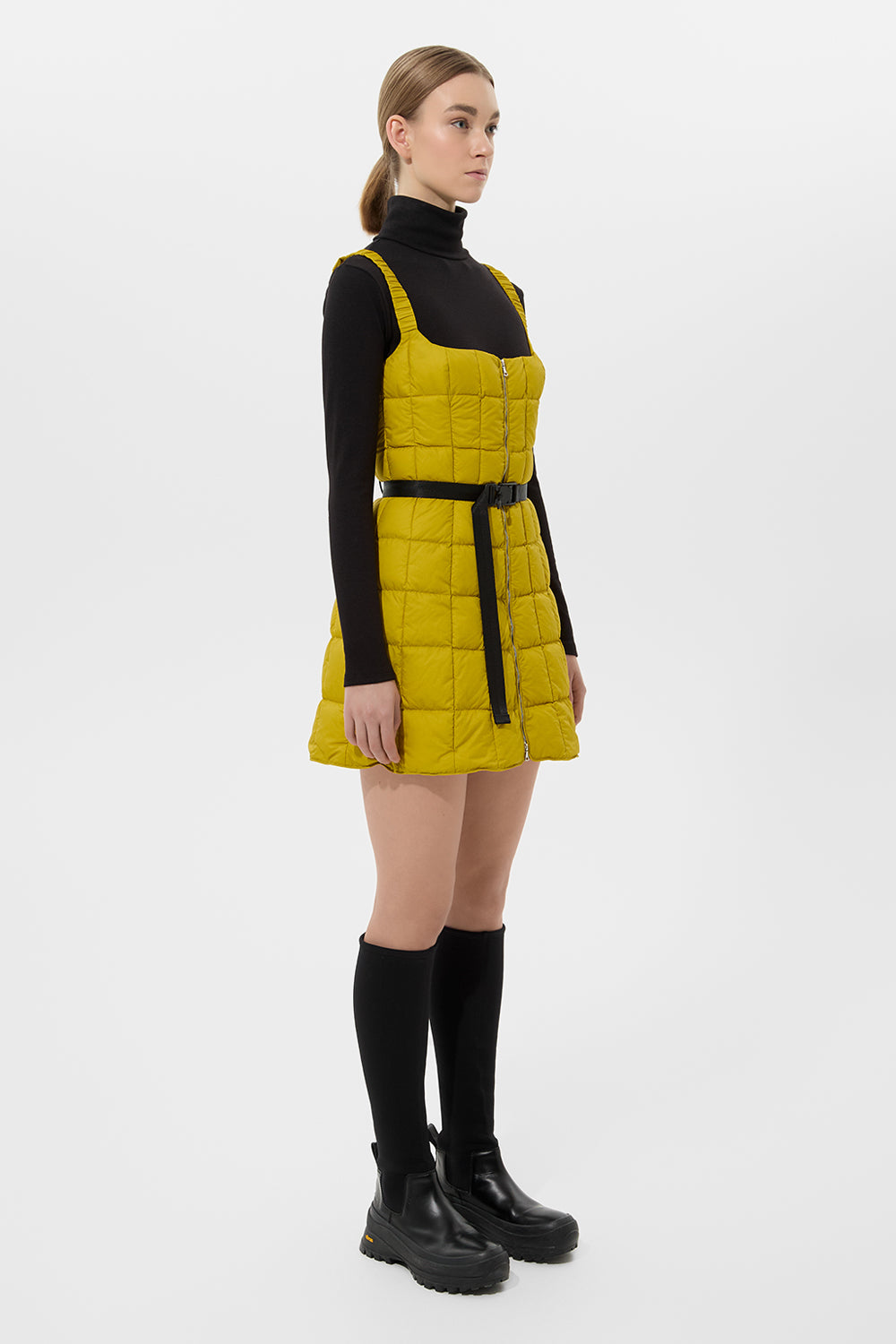 Mini Dress Micro Mustard