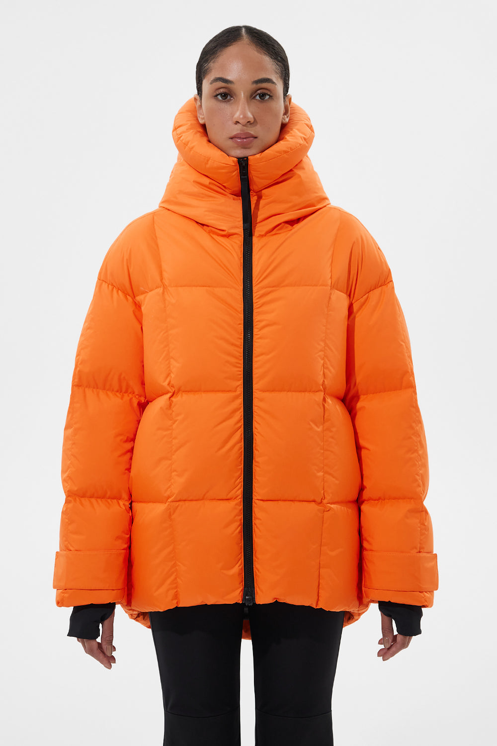 Long shop orange jacket