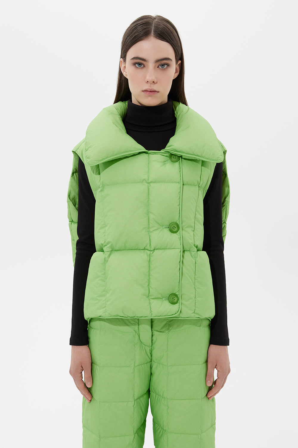 Cozy Cloud Vest Micro Lime