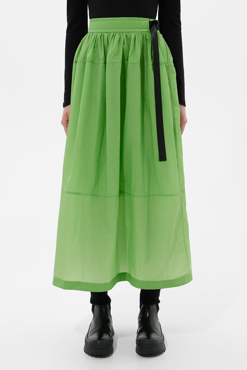 Balloon Skirt Micro Lime