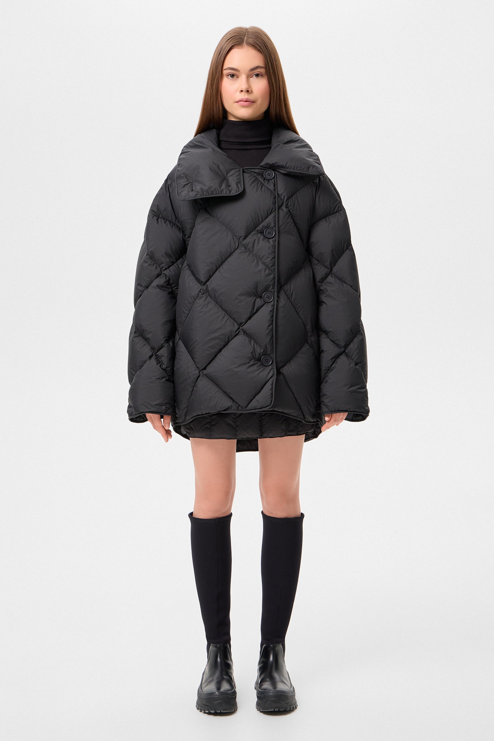 Cozy Queen Jacket Micro Black
