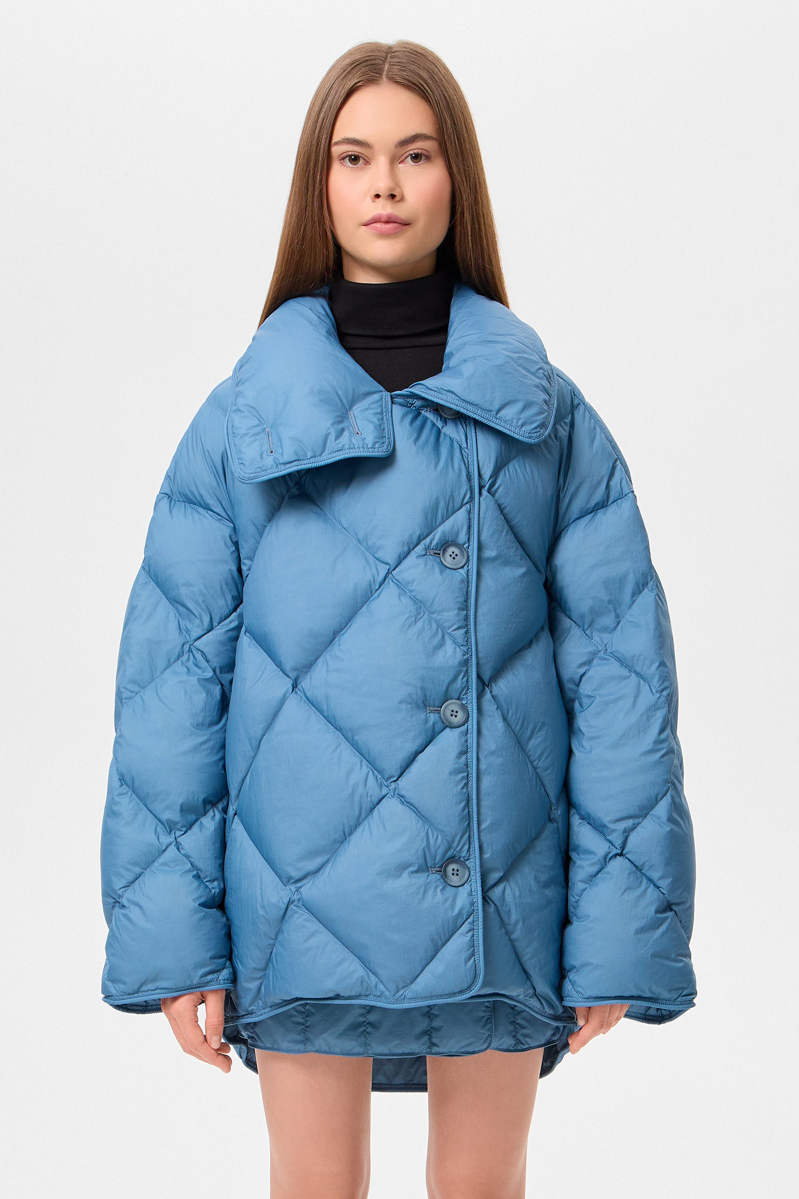 Cozy Queen Jacket Micro Stone Blue