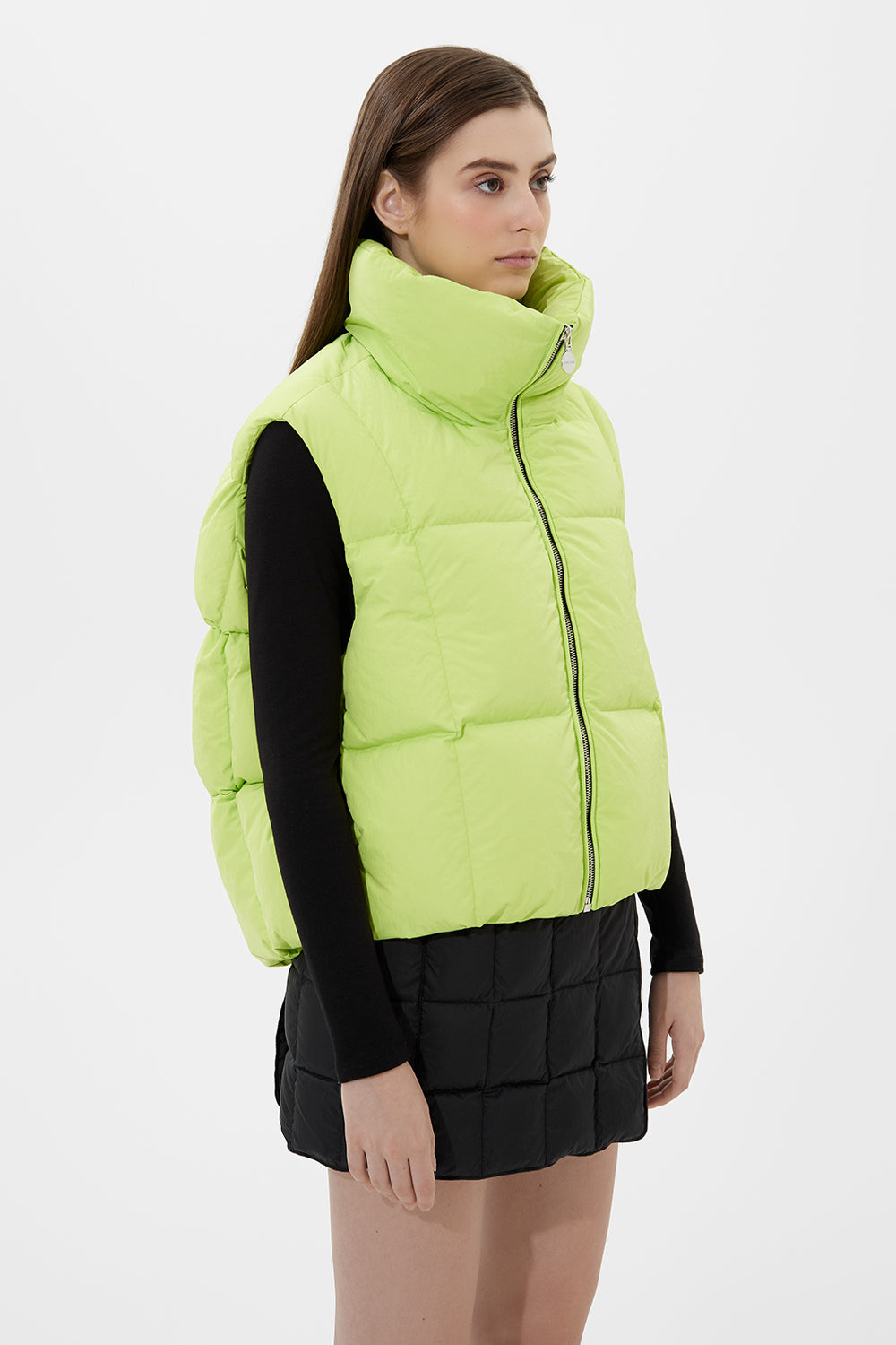 Zip Vest Ennio Green