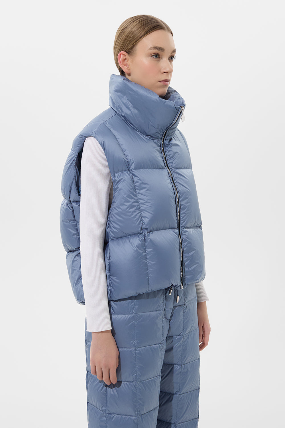 Zip Vest Leon Copen Blue