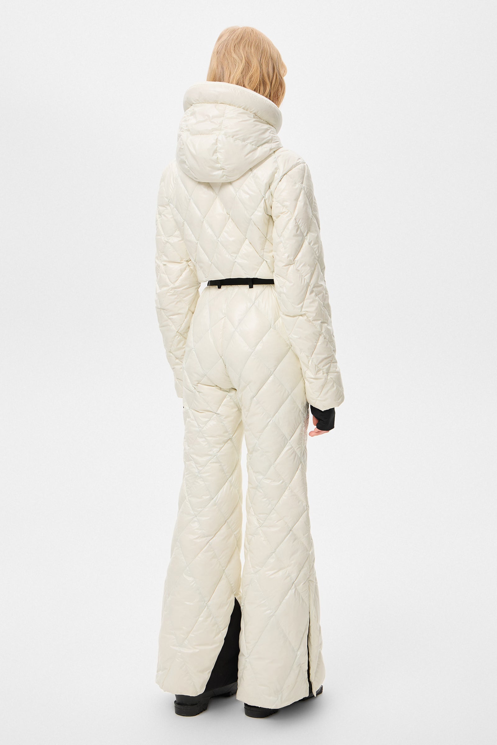 Apres Ski  Overall Glitter White