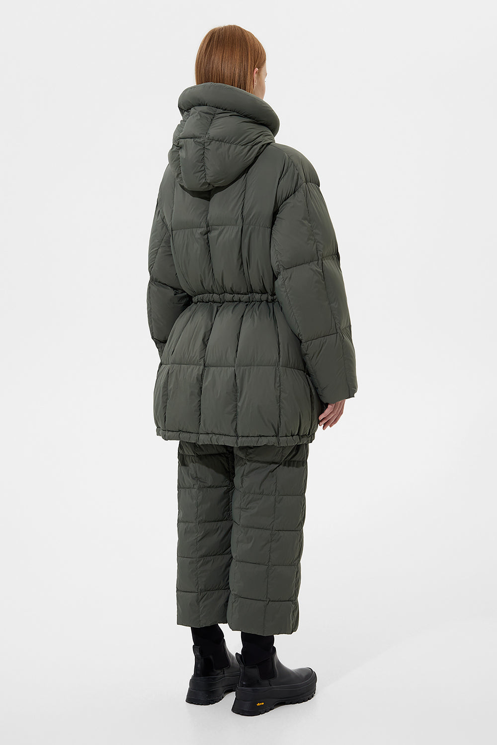 Quilted Parka Soft Khaki