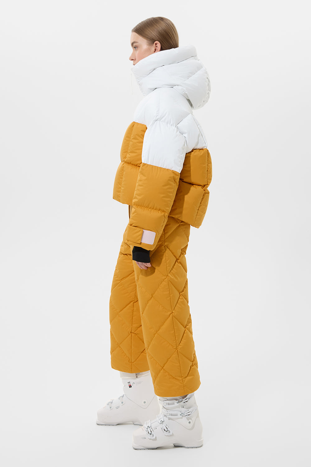 Double Apres Ski Wendy Jacket Tec White + Tec Amber