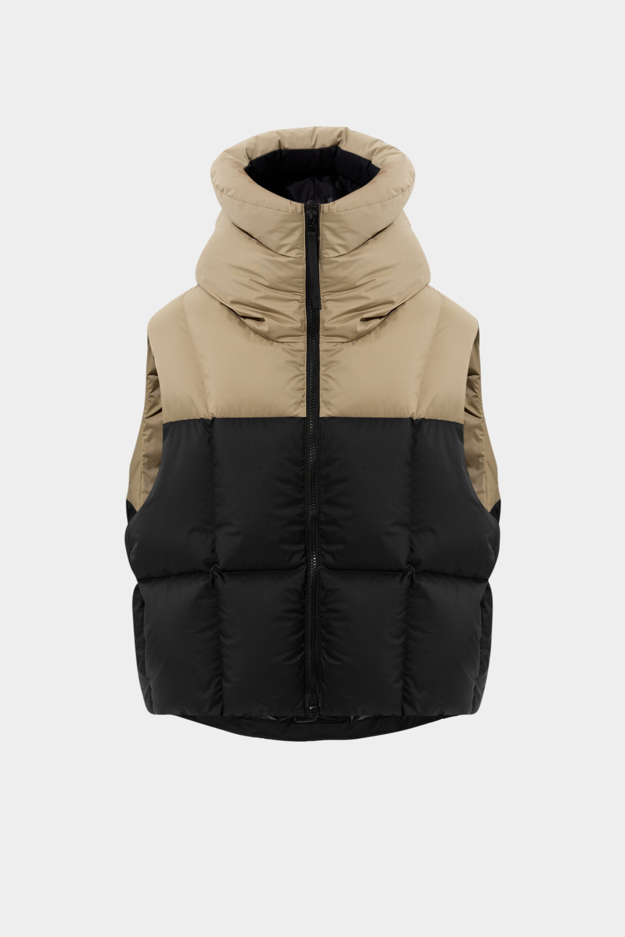 Double Apres Ski Wendy Vest Tec Beige + Tec Black