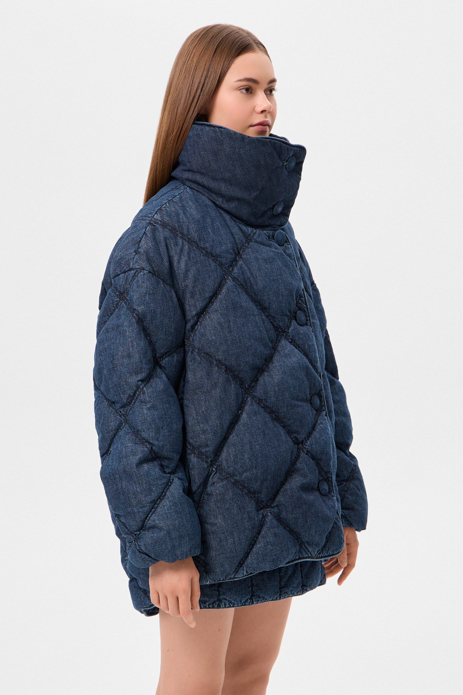 DENIM QUEEN JACKET   BLUE