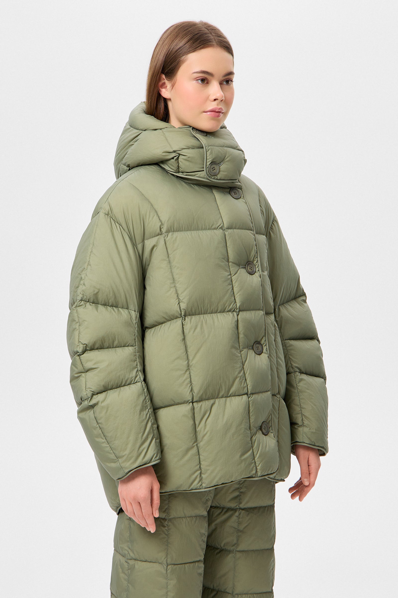 Cozy Nimbo Jacket Micro Olive Green