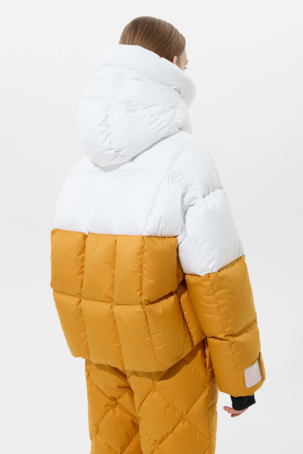 Double Apres Ski Wendy Jacket Tec White + Tec Amber