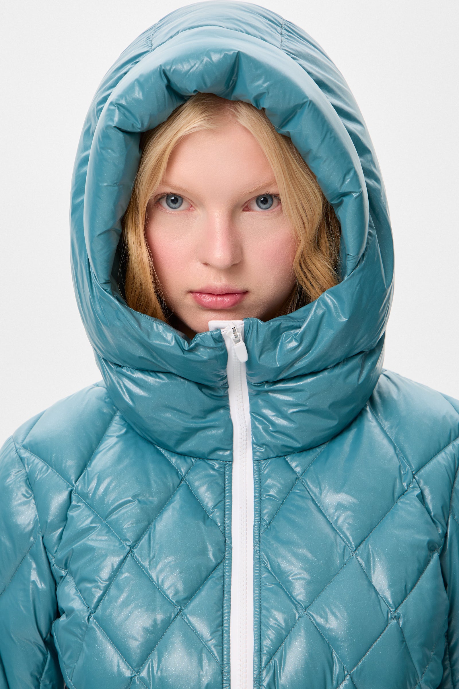 Apres Ski Stardust Overall Glitter Green + Shell White