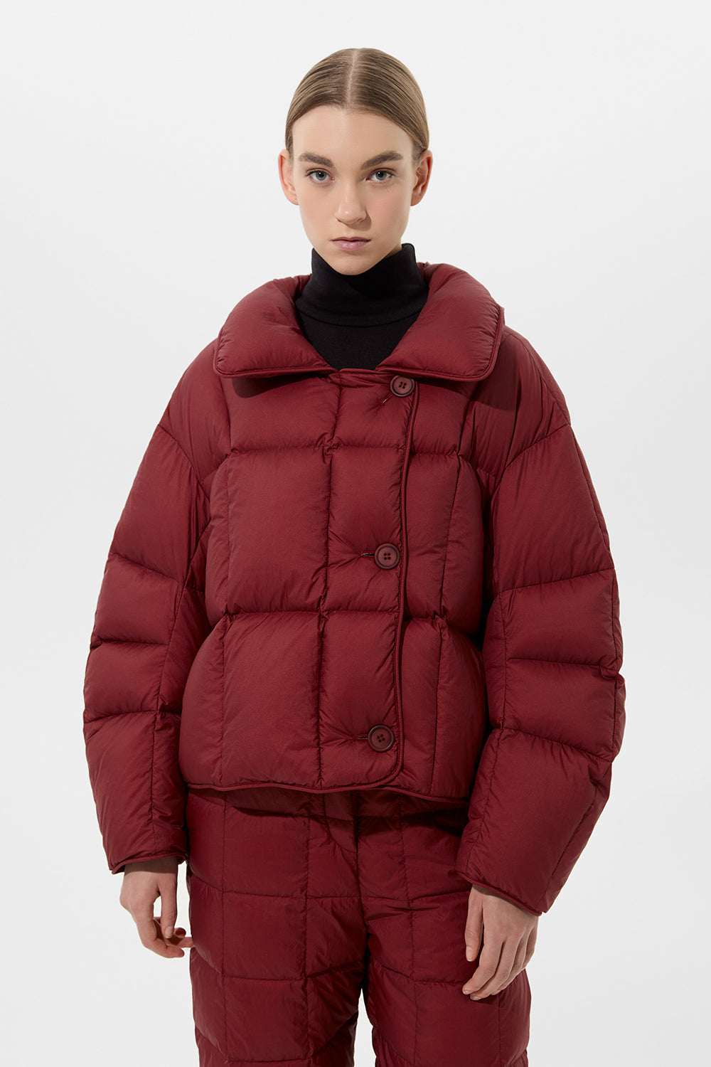 Cozy Cloud Jacket Micro Burgundy