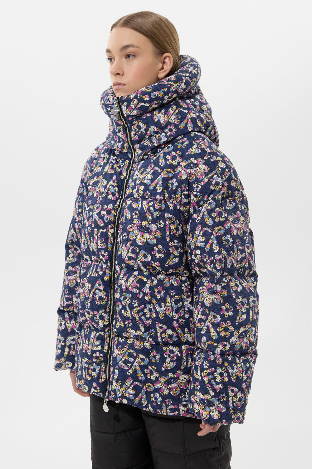 Wendy Jacket Flower Navy